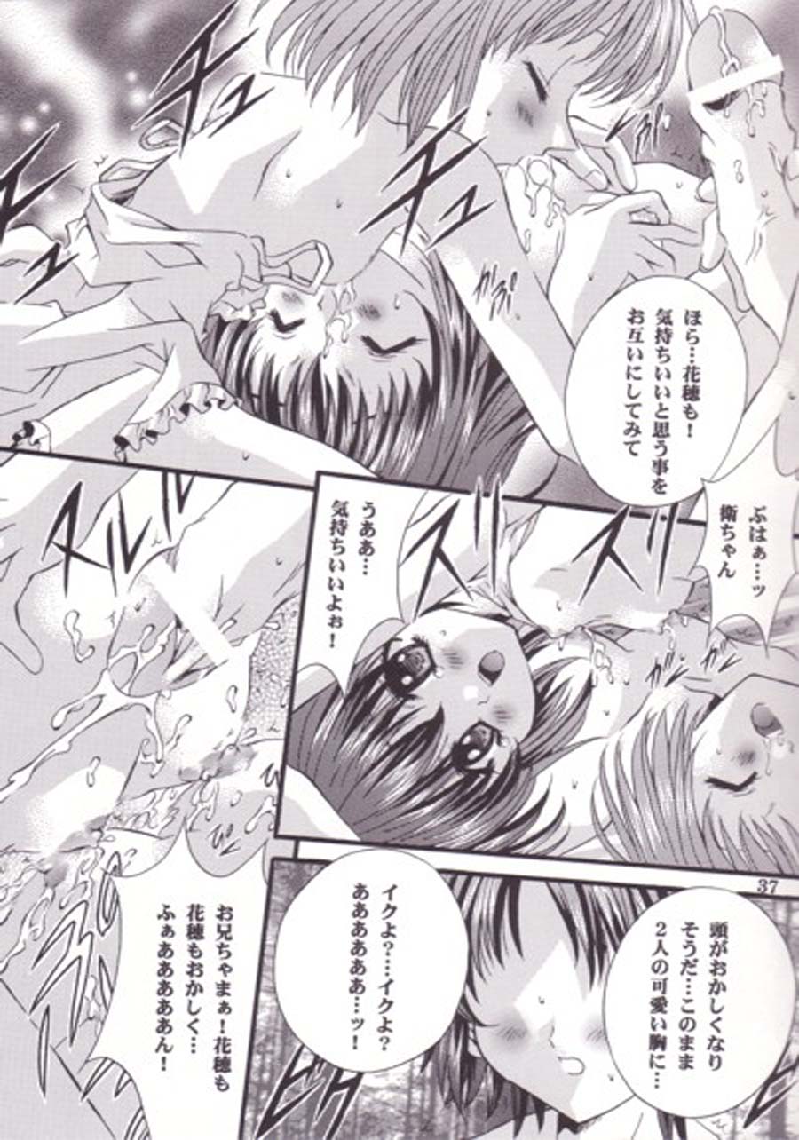 (C62) [Hiyotama Goten (Nagase Yutaka)] 12 imouto junai THE TWELVE HEARTS (Sister Princess) - Page 36