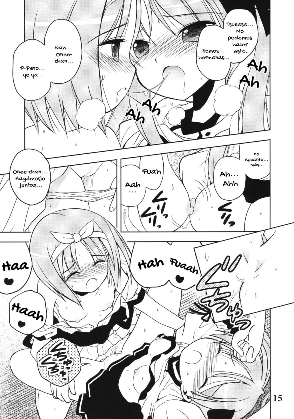 (C72) [Quarter View (Jinnojyou)] Nana Hoshi (Lucky Star) [Spanish] - Page 15