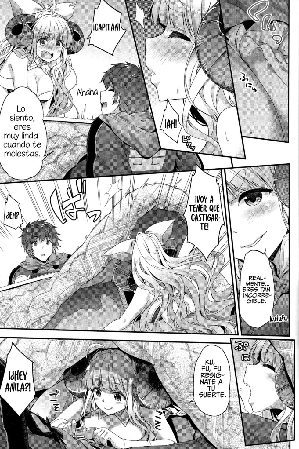[Ichinose (Ichinose Land)] Okota de Mofumofu - Fluffing in the Kotatsu (Granblue Fantasy) [Spanish] [Knights of Cydonia] - Page 6