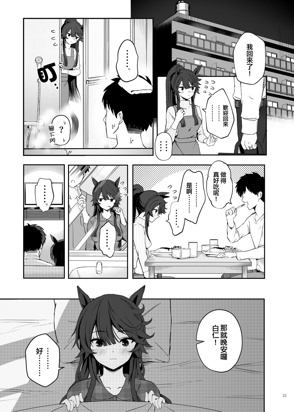 （C105）[角砂糖 (よろず)] ウマ嫁 ウマ×トレ結婚生活合同 第6R (ウマ娘プリティーダービー) [中国翻訳] - Page 33