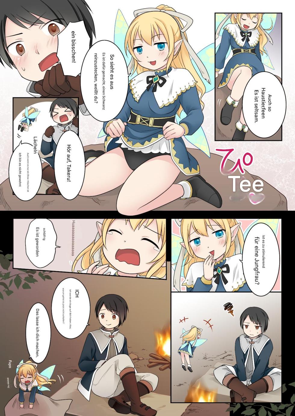 [Story Circle (Kuratsuka Riko)] Isekai Tensei Shita Ore ga Shinyuu no Onaho Yousei ni Naru made [German] [Digital] - Page 10