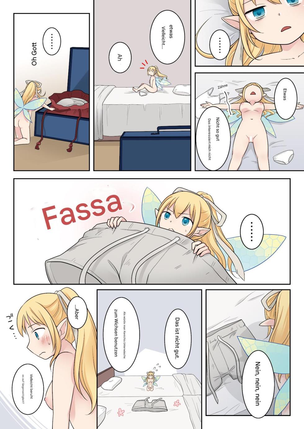 [Story Circle (Kuratsuka Riko)] Isekai Tensei Shita Ore ga Shinyuu no Onaho Yousei ni Naru made [German] [Digital] - Page 27
