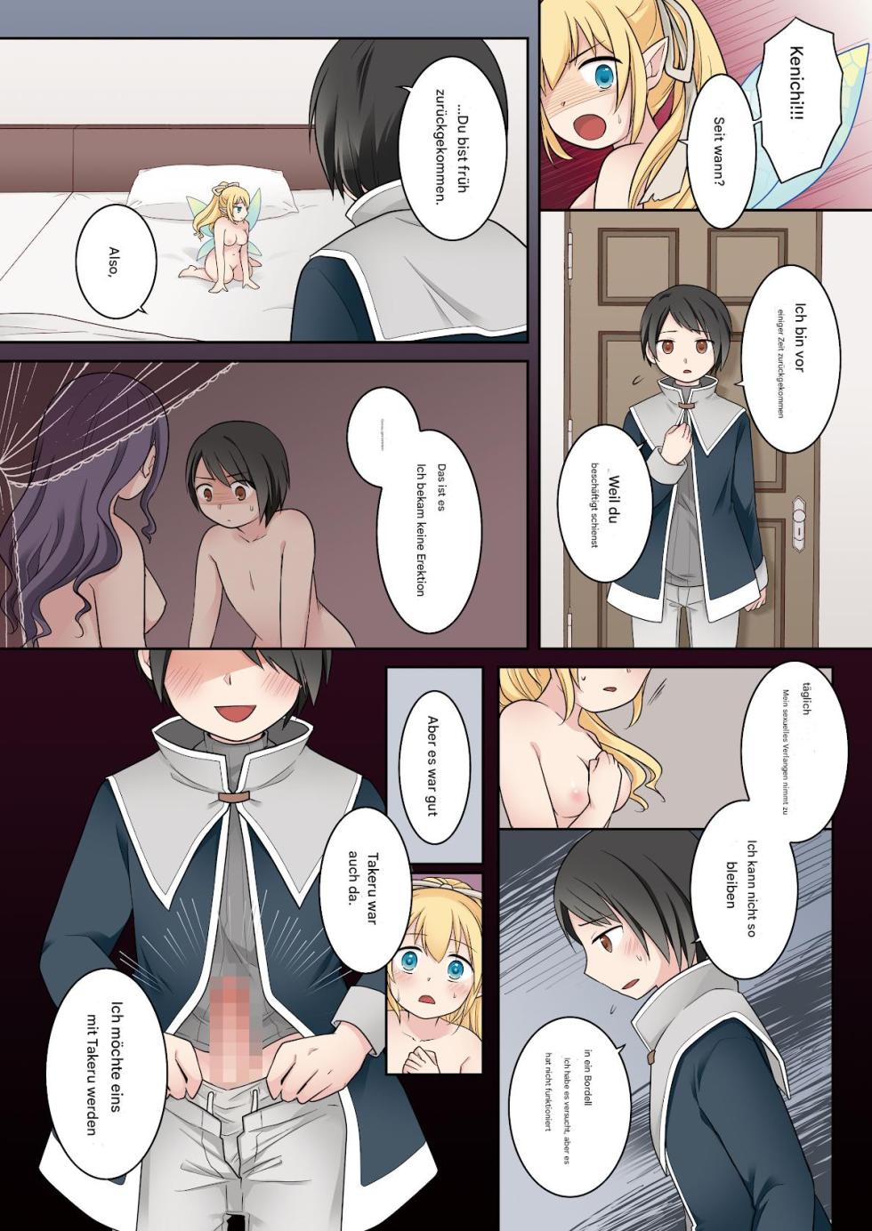 [Story Circle (Kuratsuka Riko)] Isekai Tensei Shita Ore ga Shinyuu no Onaho Yousei ni Naru made [German] [Digital] - Page 31