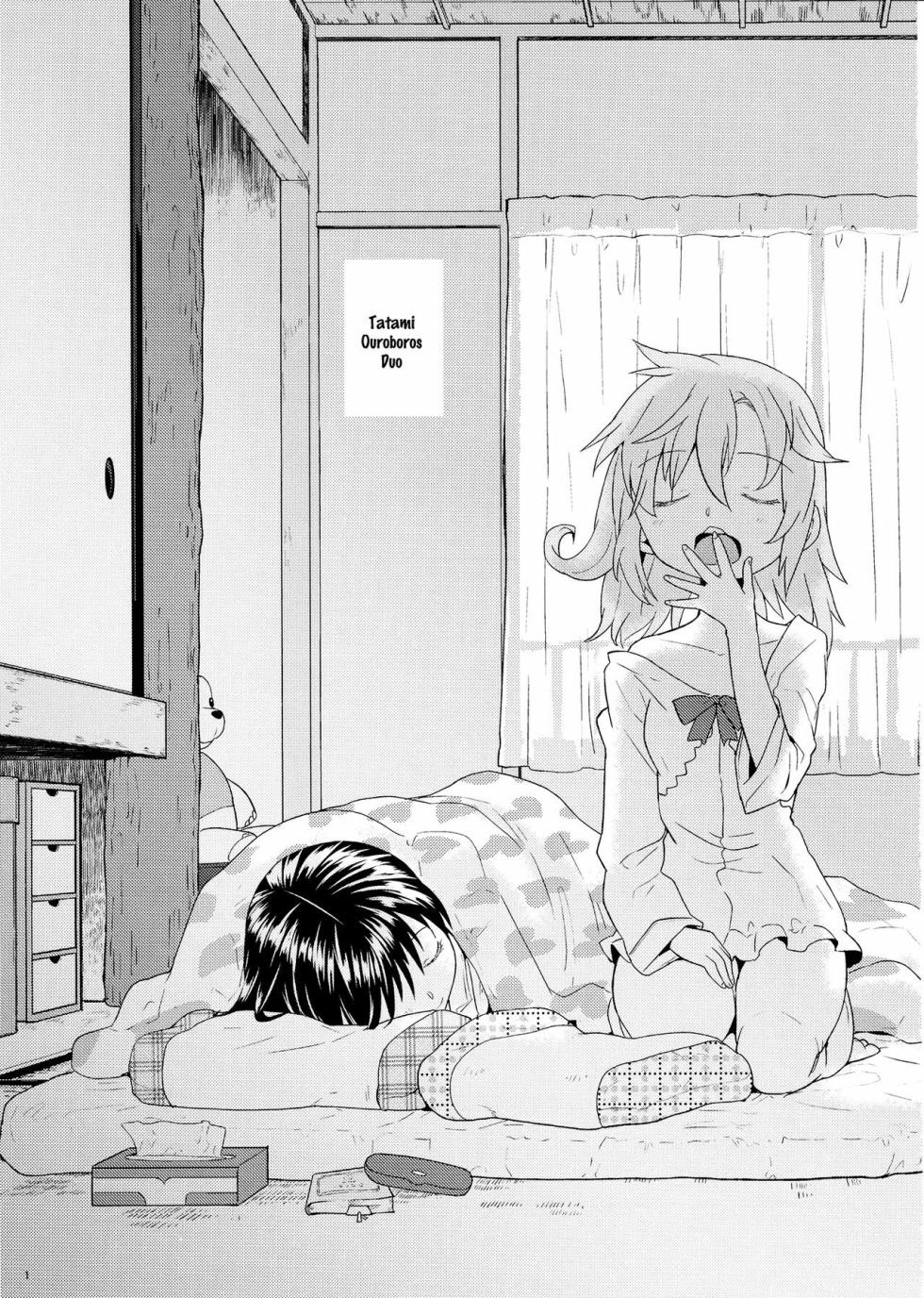 (C87) [Nedaore (Ayane)] Yojouhan Ouroboros Futari | Tatami Ouroboros Duo (Puella Magi Madoka Magica) [Spanish] [CdlA] - Page 2