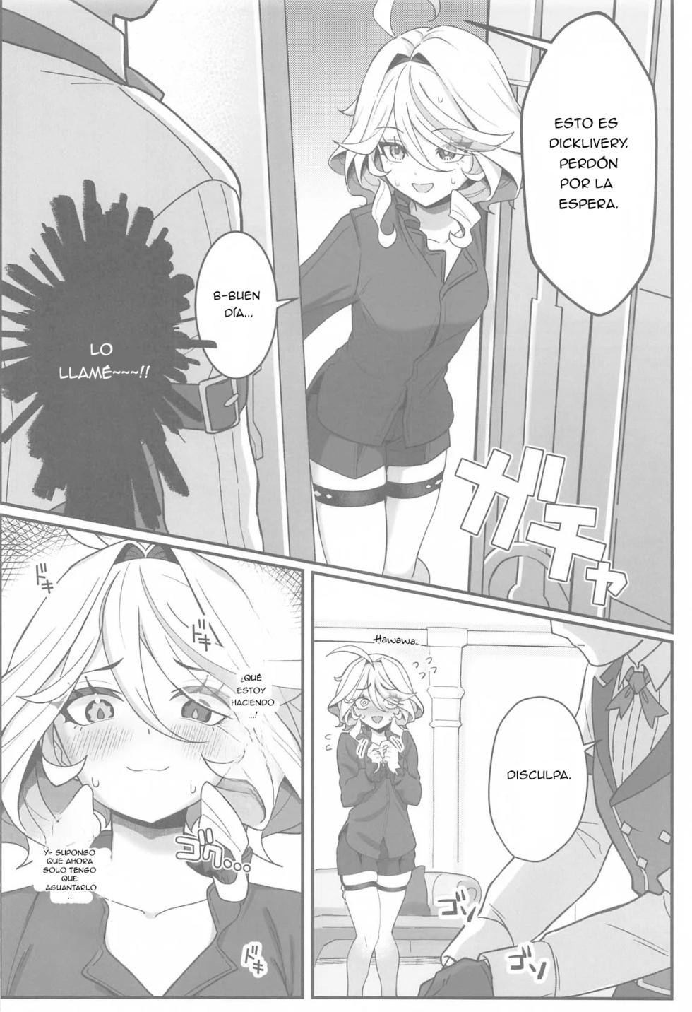 (C105) [piccione!!] Jiyuu no Yorokobi ni Oborete - Ahogándose en los Placeres de la Libertad (Genshin Impact) [Spanish] - Page 6