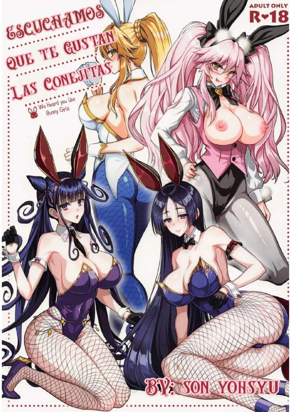 (C100) [Yohsyuan (Son Yohsyu)] Bunny ga Osuki to Kikimashite - Escuchamos que te Gustan las Conejitas. (Fate／Grand Order) [Spanish] [Un Máster de la Costa] [Digital] - Page 1