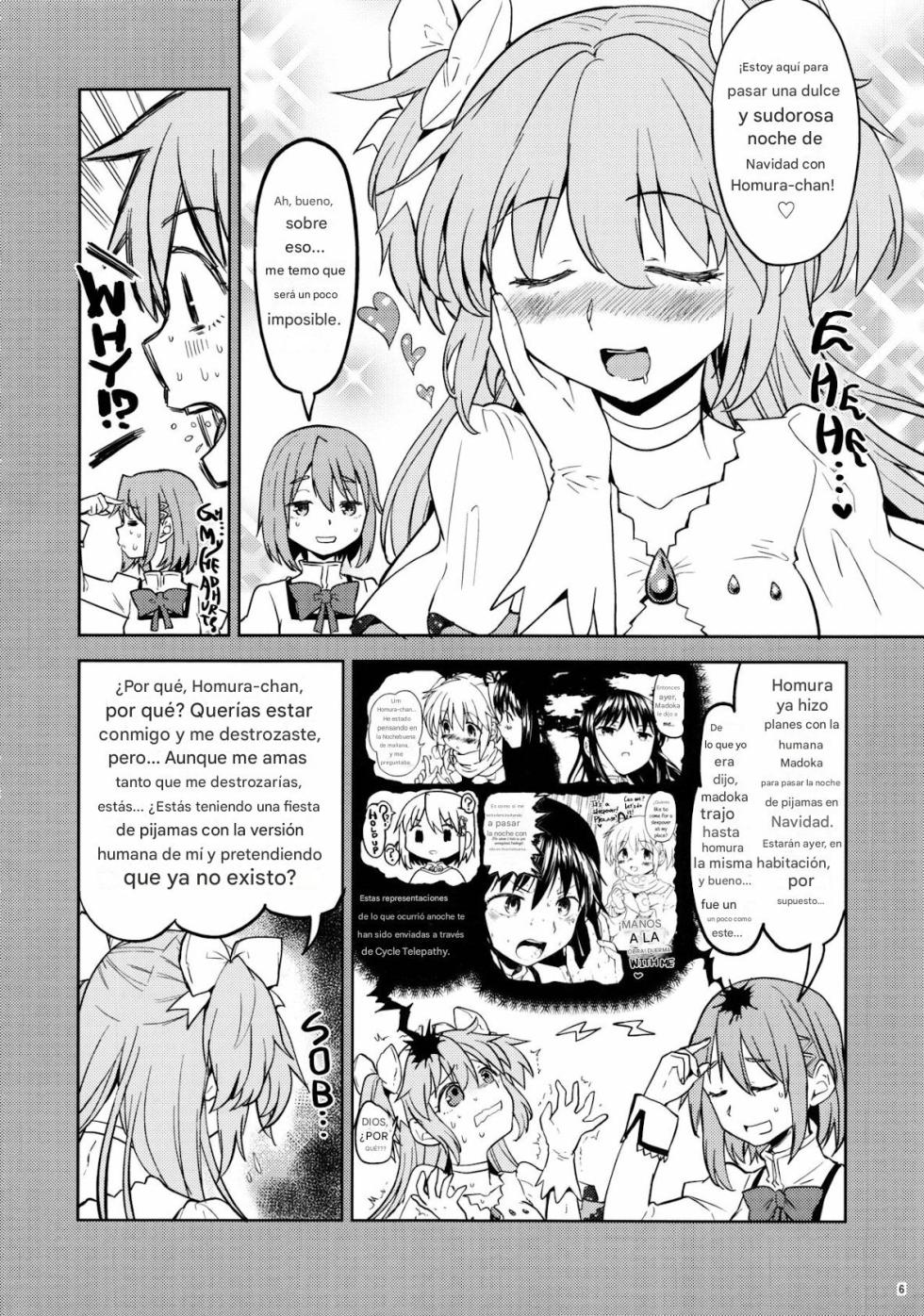 (C90) [Nedaore (Ayane)] Rinshousuru Futari no Madobe (Puella Magi Madoka Magica) [Spanish] [CristoferDeLosAndes] - Page 7