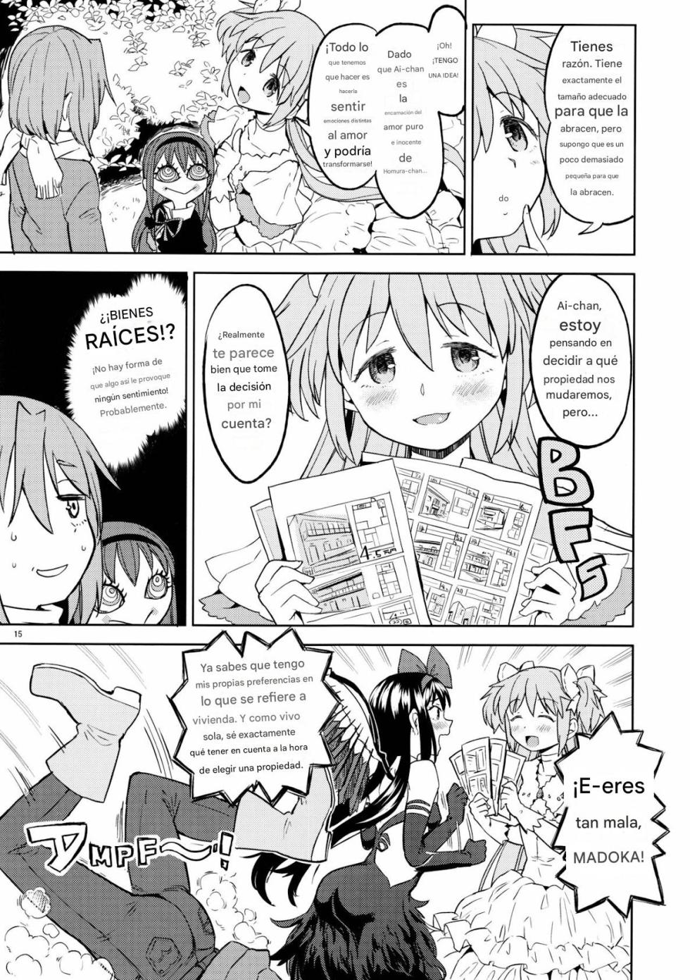 (C90) [Nedaore (Ayane)] Rinshousuru Futari no Madobe (Puella Magi Madoka Magica) [Spanish] [CristoferDeLosAndes] - Page 16