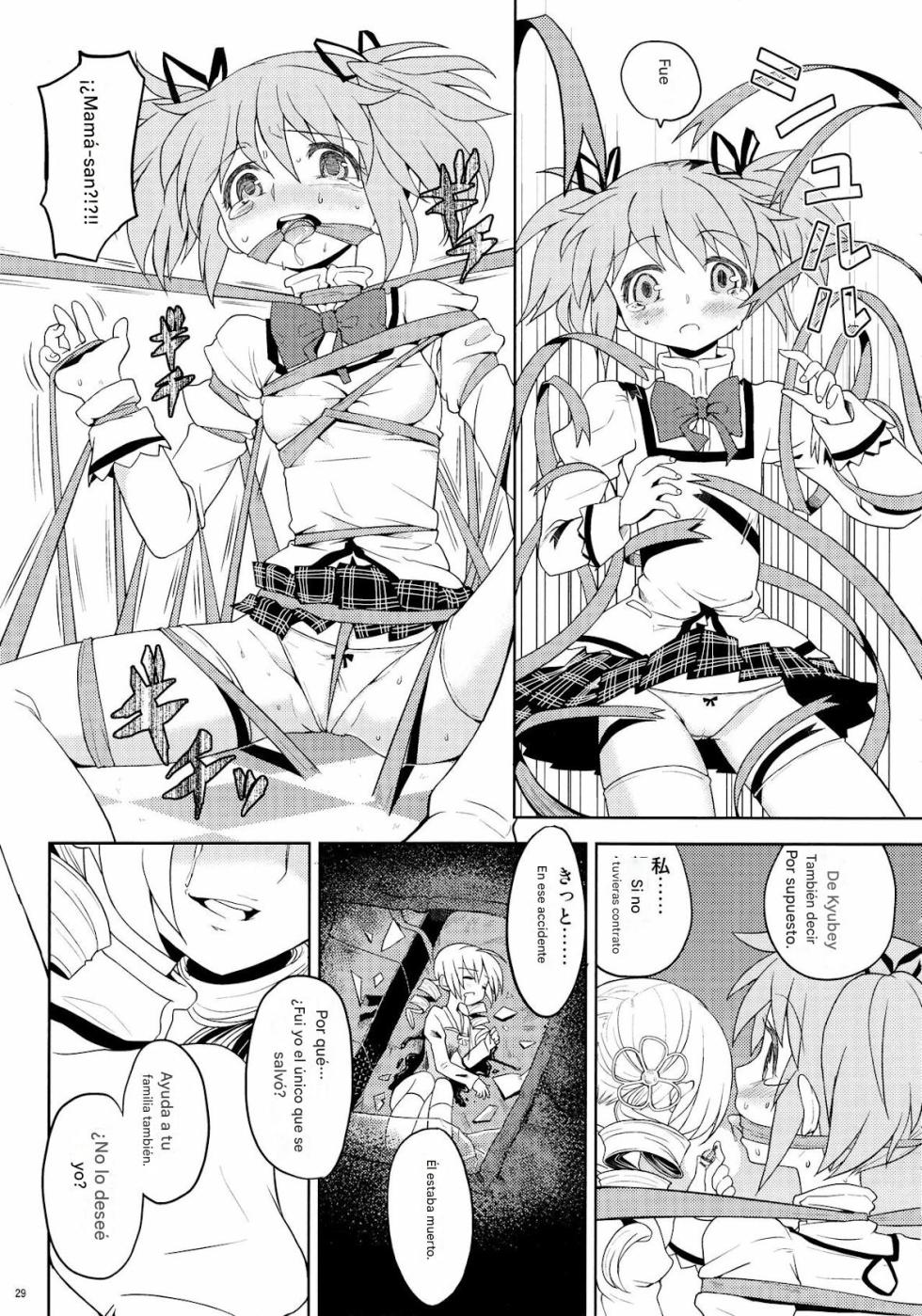 (Mou Nanimo Kowakunai3) [Nedaore (Ayane)] Kakoku Shoujo Eroku (Puella Magi Madoka Magica) [Spanish] [CristoferDeLosAndes] - Page 32