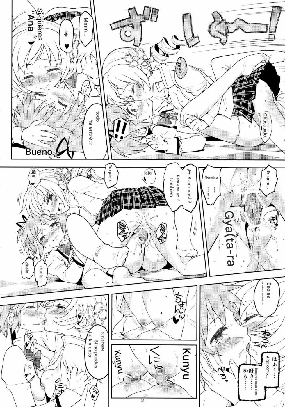 (Mou Nanimo Kowakunai3) [Nedaore (Ayane)] Kakoku Shoujo Eroku (Puella Magi Madoka Magica) [Spanish] [CristoferDeLosAndes] - Page 39