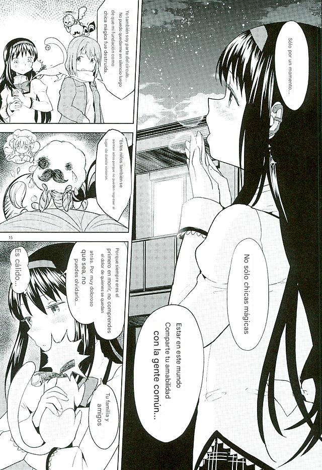 (C89) [Nedaore (Ayane)] Honno Isseiki dake Watashi no Gin no Niwa (Puella Magi Madoka Magica) [Spanish] [CristoferDeLosAndes] - Page 17