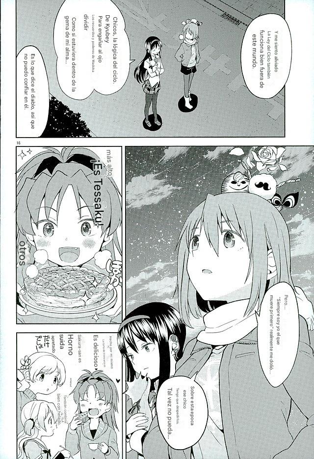 (C89) [Nedaore (Ayane)] Honno Isseiki dake Watashi no Gin no Niwa (Puella Magi Madoka Magica) [Spanish] [CristoferDeLosAndes] - Page 18