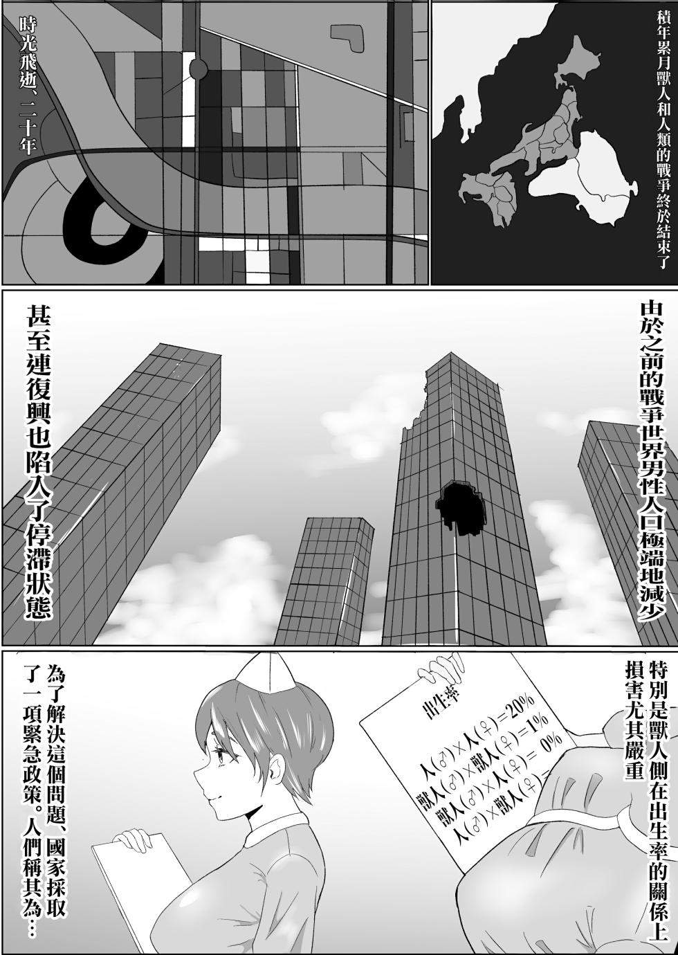 [Purintai] Bakunyuu Dosukebe na Ushi no Onee-san ni Osowarechatte [Chinese] [Banana手工漢化] - Page 2