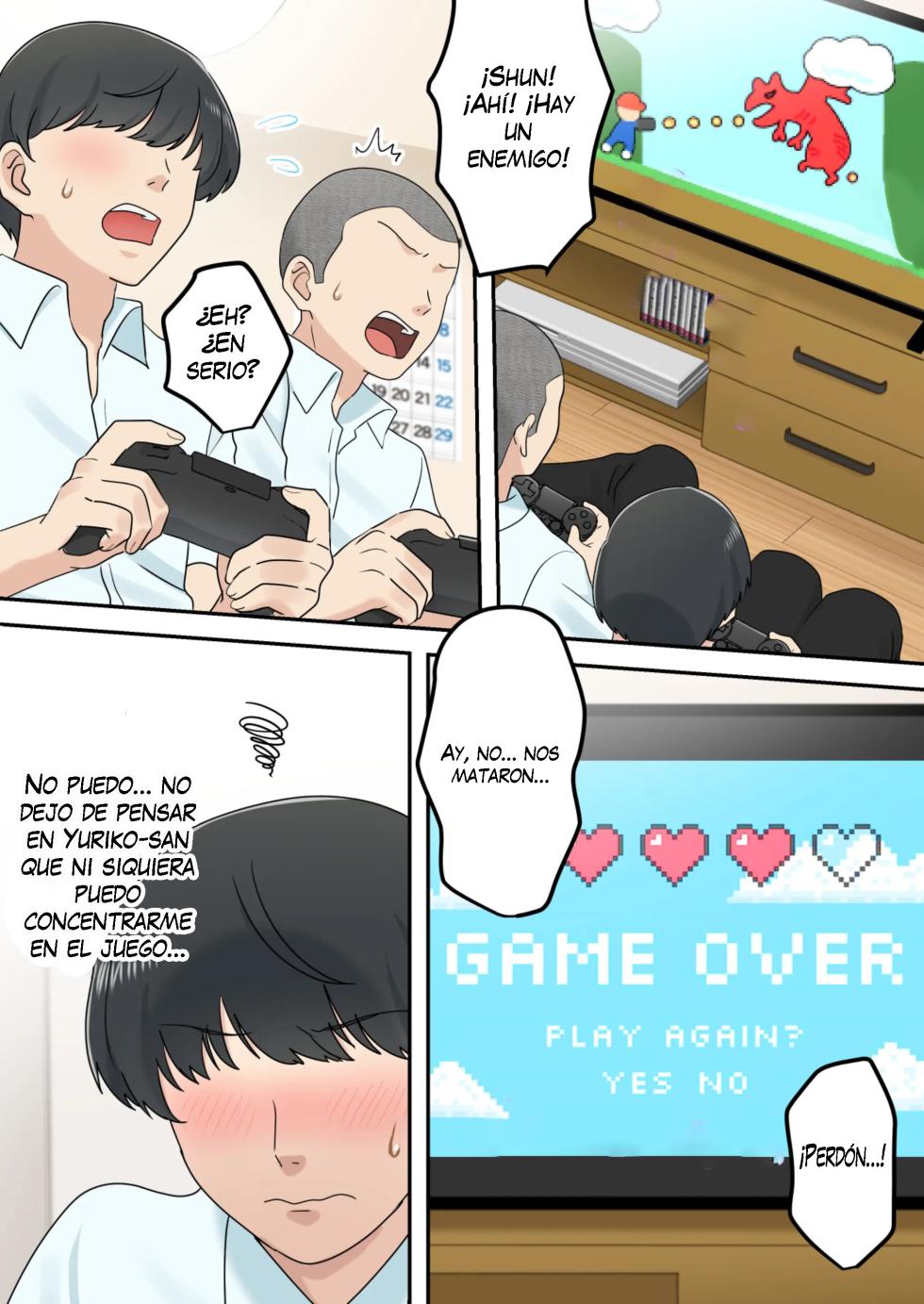 [Yuriko Club] Kawaisugiru Tomodachi no Okaasan to Kossori Tsukiacchatta Hanashi | La Historia de cómo Terminé Saliendo en Secreto con la Hermosa Madre de mi Amigo [Spanish] [K-le Traducciones] - Page 25