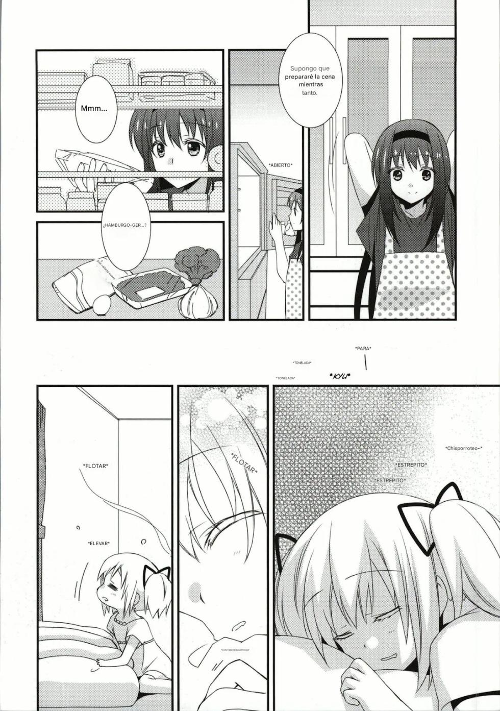 (C86) [Fukuya (Tama II)] Sengyou Shufu no Sentou Fuku wa (Puella Magi Madoka Magica) [Spanish] [CristoferDeLosAndes] - Page 10