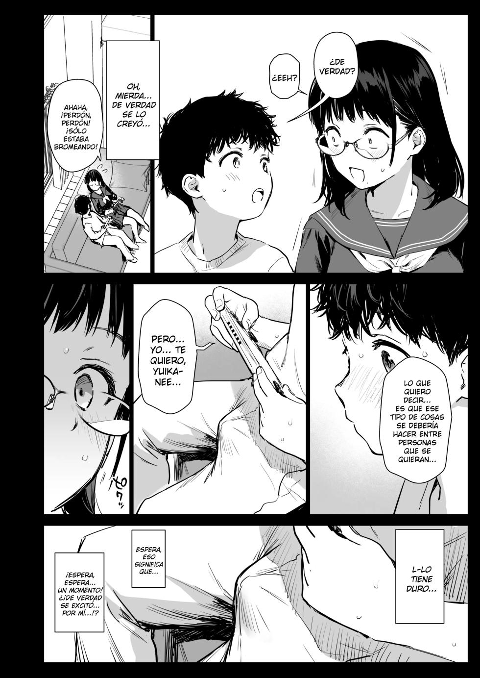 (C105) [Amakuchi Syoujo (Umakuchi Syouyu)] Boku Katsu Life ~Tomodachi no Otouto-kun to ''Game Suru Naka'' kara ''Cosplay Sex Suru Kankei'' ni Naru made~ | Mi Vida Activa ~De ''Compañeros de Juegos'' a ''Tener Sexo con Cosplay'' con el Hermano Menor de mi Amiga~ [Spanish] [Kejotan] - Page 8