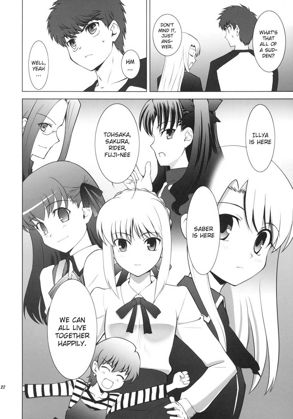 (C72) [Crazy Clover Club (Shirotsumekusa)] T-MOON COMPLEX X01 (Fate/hollow ataraxia, Tsukihime) [English] - Page 19