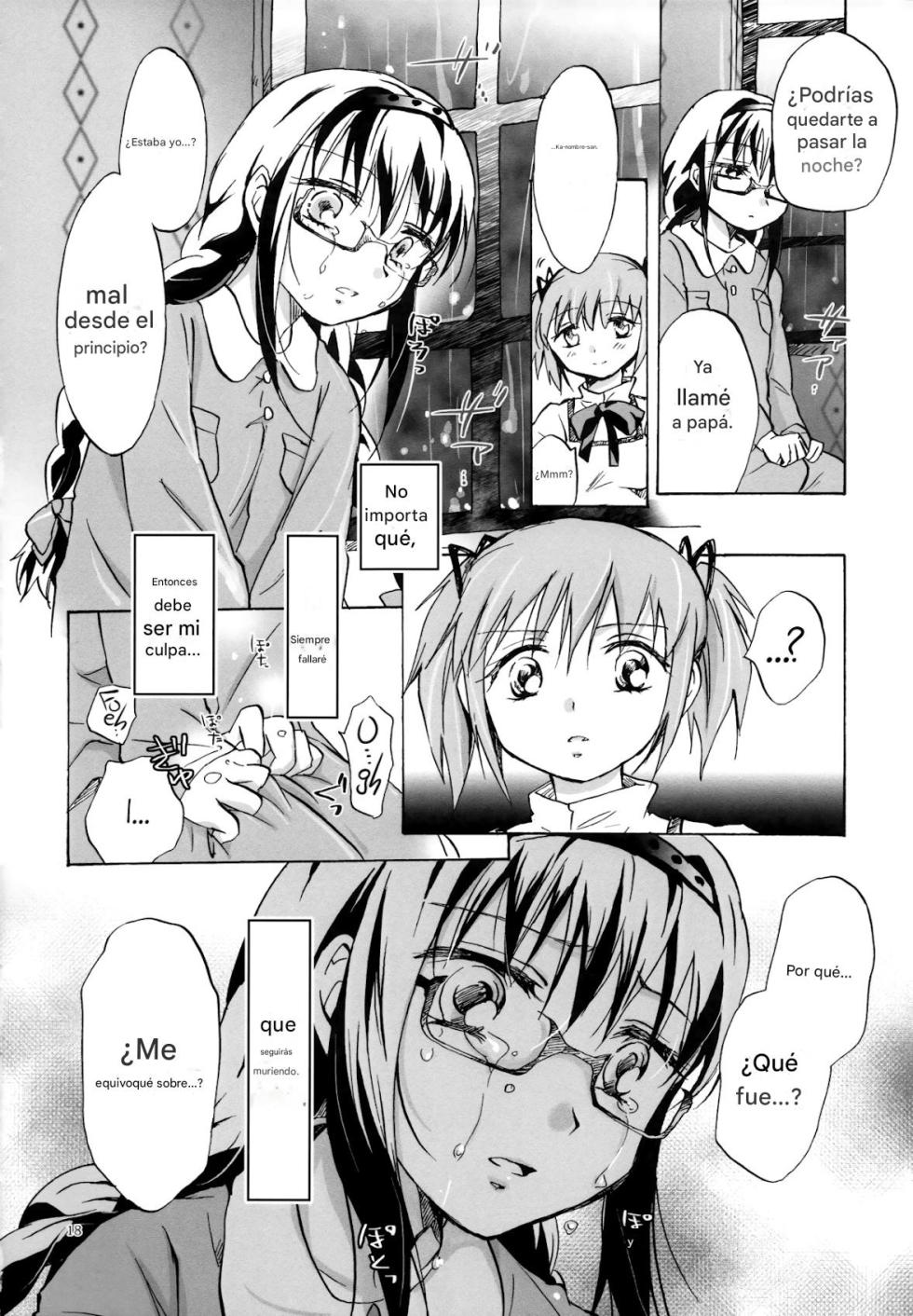 (GirlsLoveFestival 8) [peachpulsar (Mira)] Eien ni Anata o Omou (Puella Magi Madoka Magica) [Spanish] [CristoferDeLosAndes] - Page 18