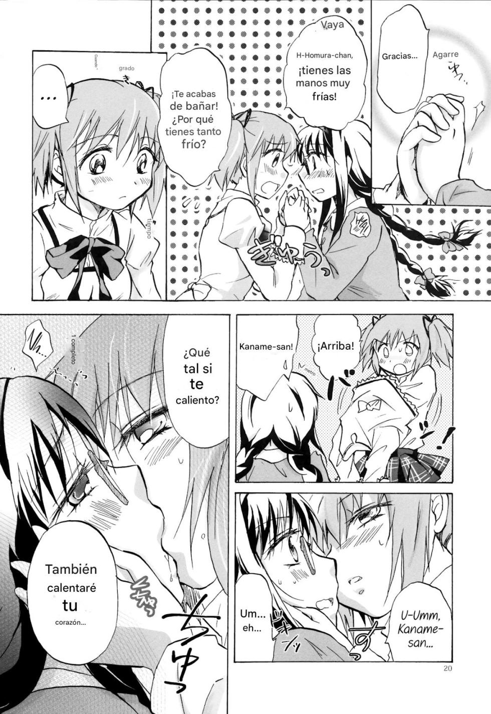 (GirlsLoveFestival 8) [peachpulsar (Mira)] Eien ni Anata o Omou (Puella Magi Madoka Magica) [Spanish] [CristoferDeLosAndes] - Page 20