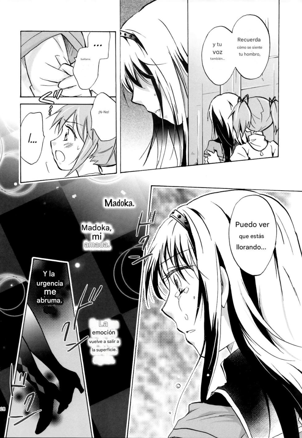 (GirlsLoveFestival 8) [peachpulsar (Mira)] Eien ni Anata o Omou (Puella Magi Madoka Magica) [Spanish] [CristoferDeLosAndes] - Page 28