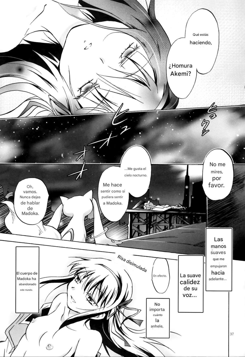 (GirlsLoveFestival 8) [peachpulsar (Mira)] Eien ni Anata o Omou (Puella Magi Madoka Magica) [Spanish] [CristoferDeLosAndes] - Page 37