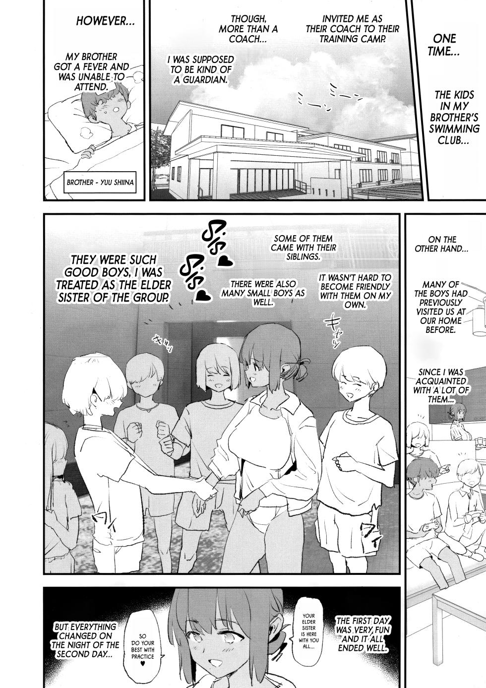 (C105) [Yami ni Ugomeku (Dokurosan)] Onaho Gasshuku Saimin Dosukebe Interview Shiina Senpai | Cocksleeve Camp's Hypnosis Lewd Interview -Haruka Shiina- [English] [Kinsei Translations] [Decensored] - Page 5