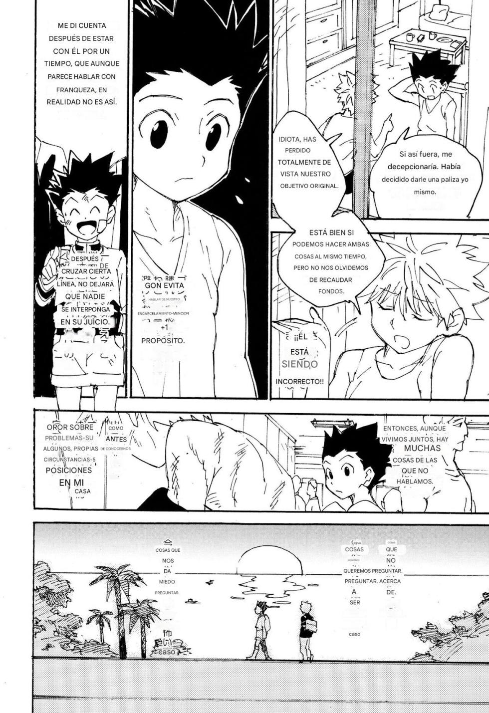 (C84) [Watagashi Maker (Tomiko)] Imawa no Kiwa | On the Brink of Death (Hunter x Hunter) [spanish)(traductor:CristoferDeLosAndes) - Page 6