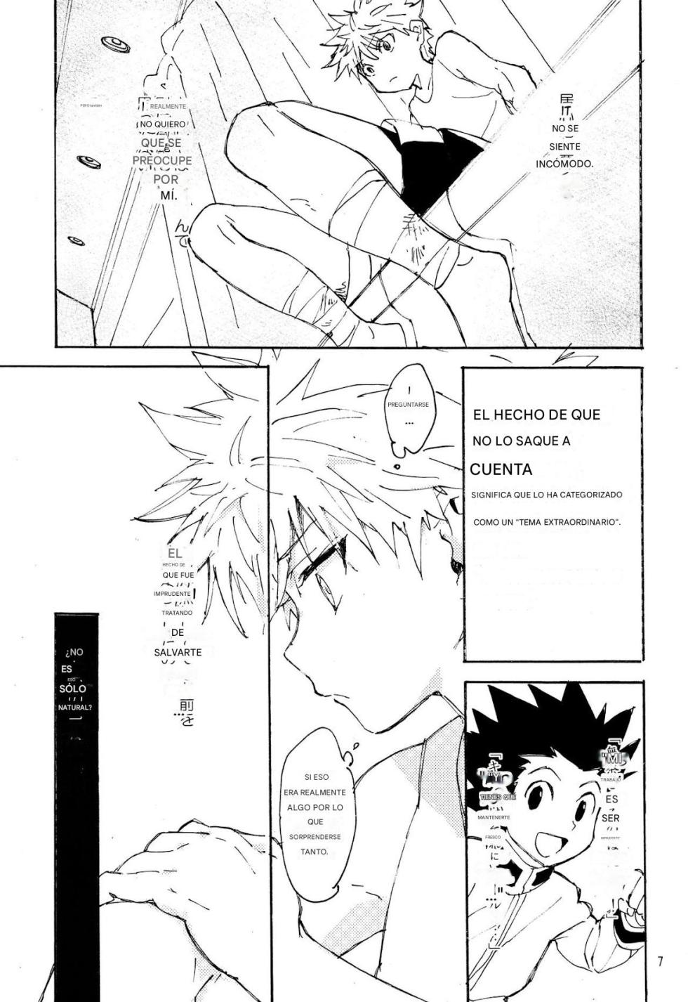 (C84) [Watagashi Maker (Tomiko)] Imawa no Kiwa | On the Brink of Death (Hunter x Hunter) [spanish)(traductor:CristoferDeLosAndes) - Page 7