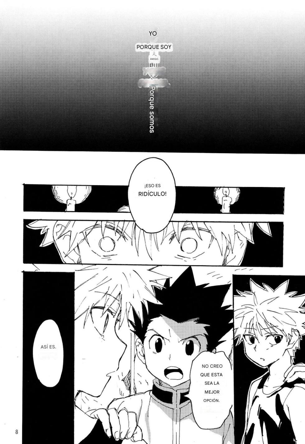 (C84) [Watagashi Maker (Tomiko)] Imawa no Kiwa | On the Brink of Death (Hunter x Hunter) [spanish)(traductor:CristoferDeLosAndes) - Page 8