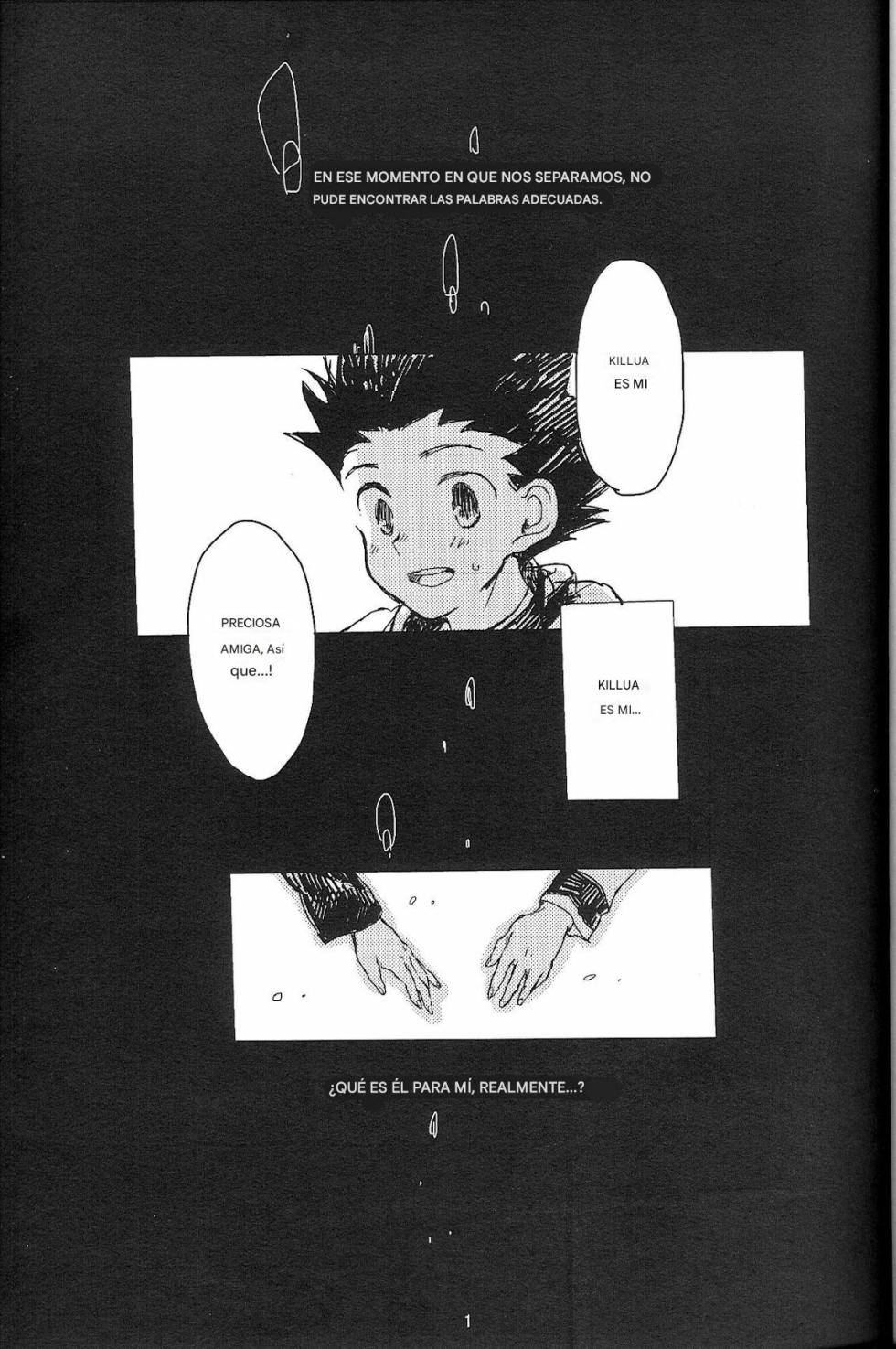 [Kutsushita o Haita Ahiru (Omaru)] Sayonara Sankaku, Mata Kite Shikaku | Say Goodbye Triangle, Say Hello Square (Hunter x Hunter) [spanish)(traduccion:CristoferDeLosAndes) - Page 3