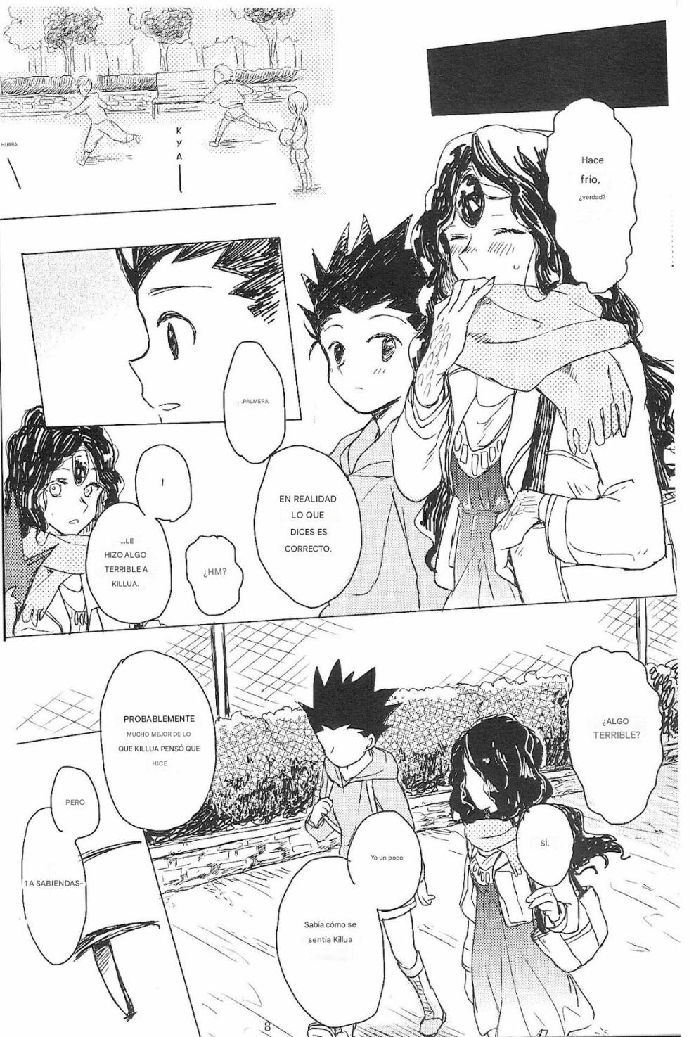 [Kutsushita o Haita Ahiru (Omaru)] Sayonara Sankaku, Mata Kite Shikaku | Say Goodbye Triangle, Say Hello Square (Hunter x Hunter) [spanish)(traduccion:CristoferDeLosAndes) - Page 10