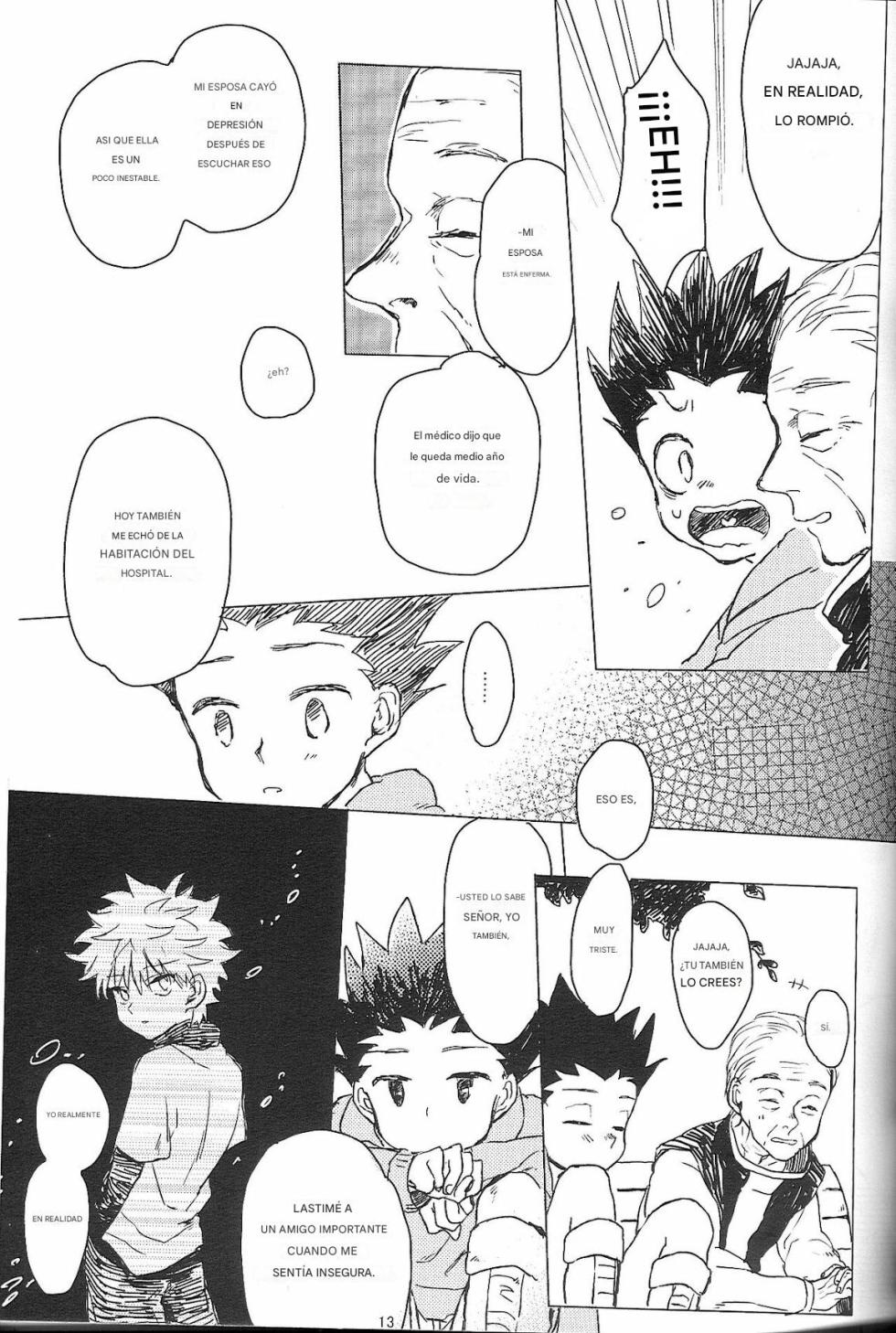 [Kutsushita o Haita Ahiru (Omaru)] Sayonara Sankaku, Mata Kite Shikaku | Say Goodbye Triangle, Say Hello Square (Hunter x Hunter) [spanish)(traduccion:CristoferDeLosAndes) - Page 15