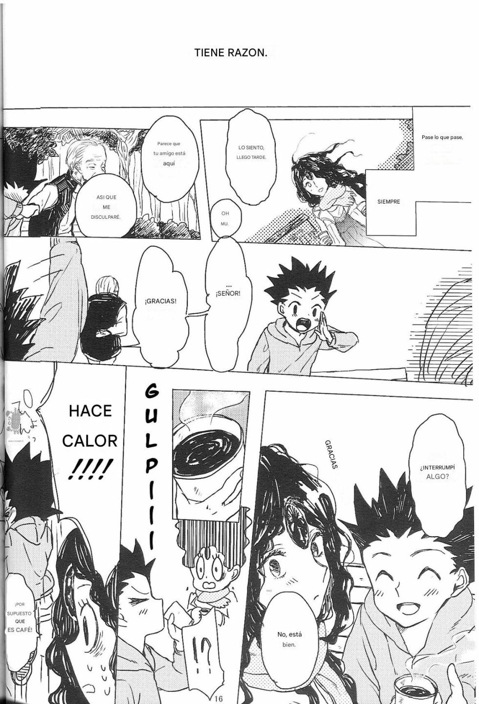 [Kutsushita o Haita Ahiru (Omaru)] Sayonara Sankaku, Mata Kite Shikaku | Say Goodbye Triangle, Say Hello Square (Hunter x Hunter) [spanish)(traduccion:CristoferDeLosAndes) - Page 18
