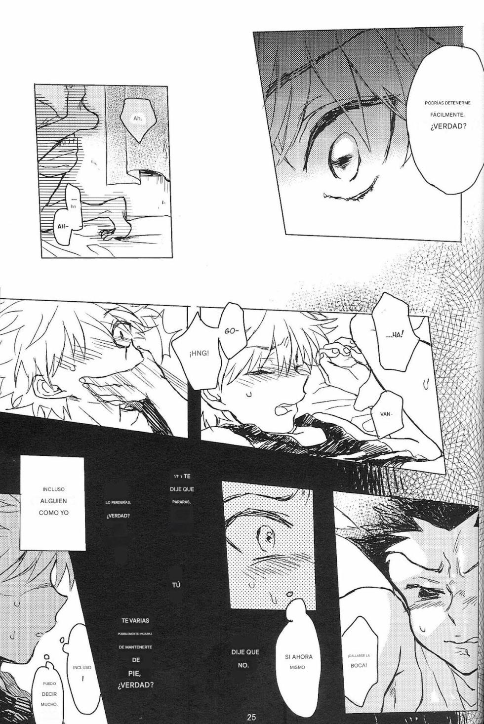 [Kutsushita o Haita Ahiru (Omaru)] Sayonara Sankaku, Mata Kite Shikaku | Say Goodbye Triangle, Say Hello Square (Hunter x Hunter) [spanish)(traduccion:CristoferDeLosAndes) - Page 27
