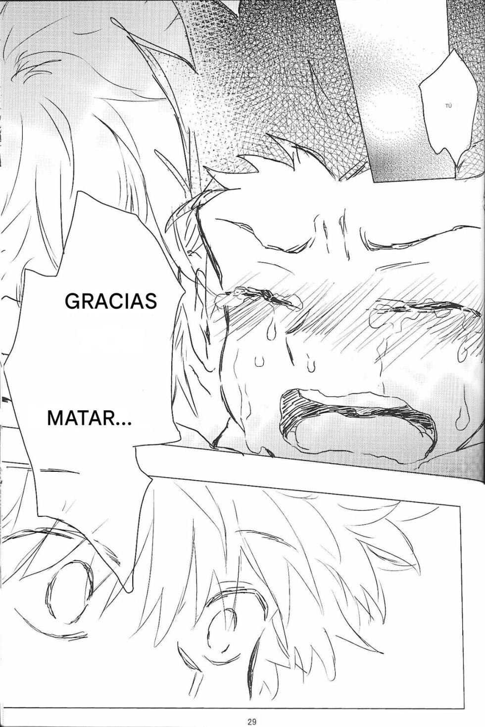 [Kutsushita o Haita Ahiru (Omaru)] Sayonara Sankaku, Mata Kite Shikaku | Say Goodbye Triangle, Say Hello Square (Hunter x Hunter) [spanish)(traduccion:CristoferDeLosAndes) - Page 31
