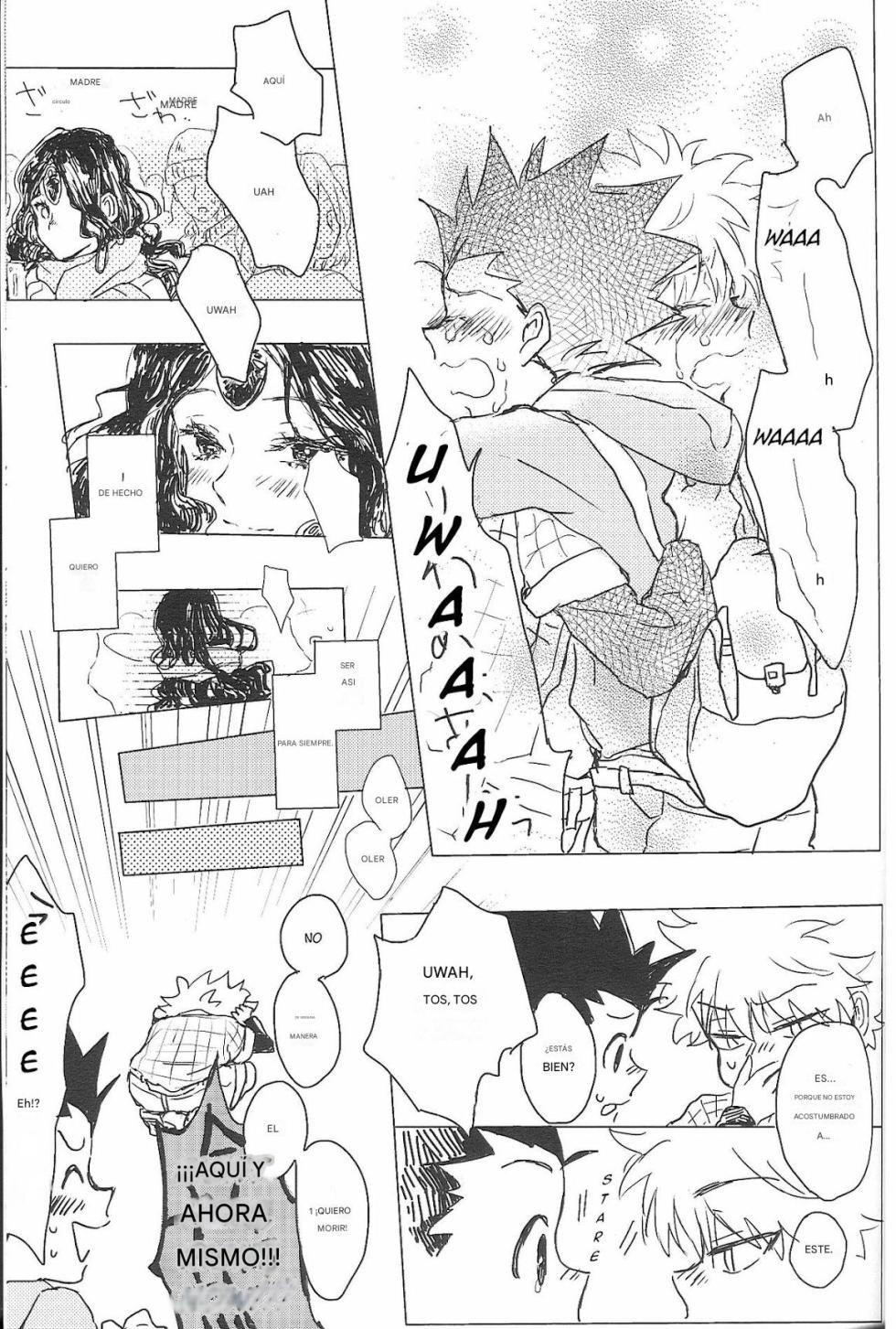 [Kutsushita o Haita Ahiru (Omaru)] Sayonara Sankaku, Mata Kite Shikaku | Say Goodbye Triangle, Say Hello Square (Hunter x Hunter) [spanish)(traduccion:CristoferDeLosAndes) - Page 33