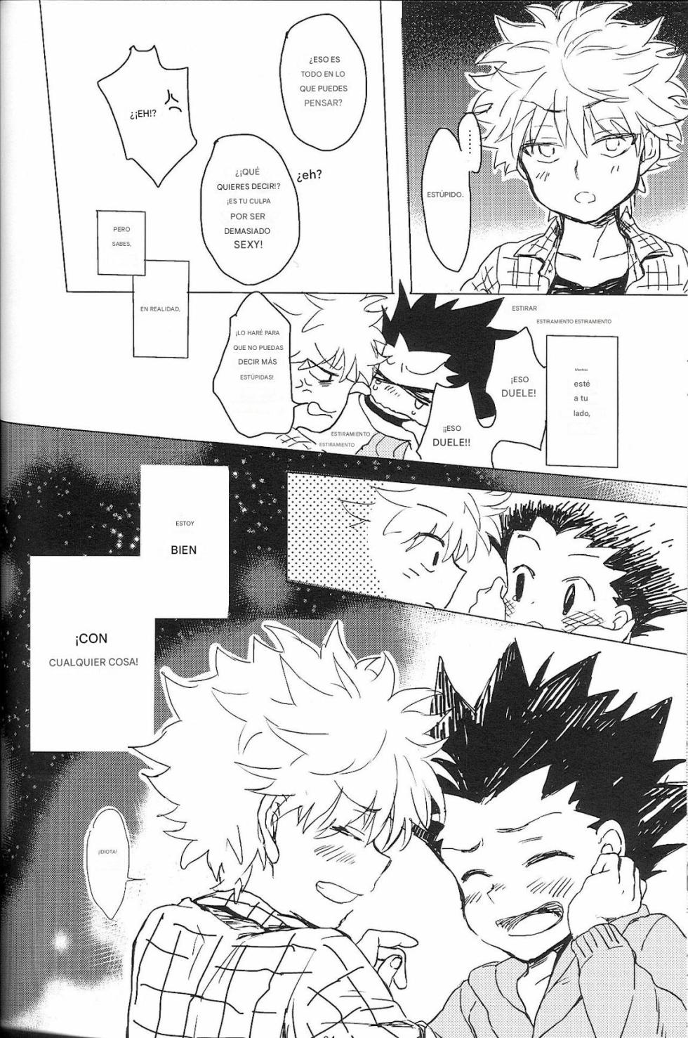 [Kutsushita o Haita Ahiru (Omaru)] Sayonara Sankaku, Mata Kite Shikaku | Say Goodbye Triangle, Say Hello Square (Hunter x Hunter) [spanish)(traduccion:CristoferDeLosAndes) - Page 36
