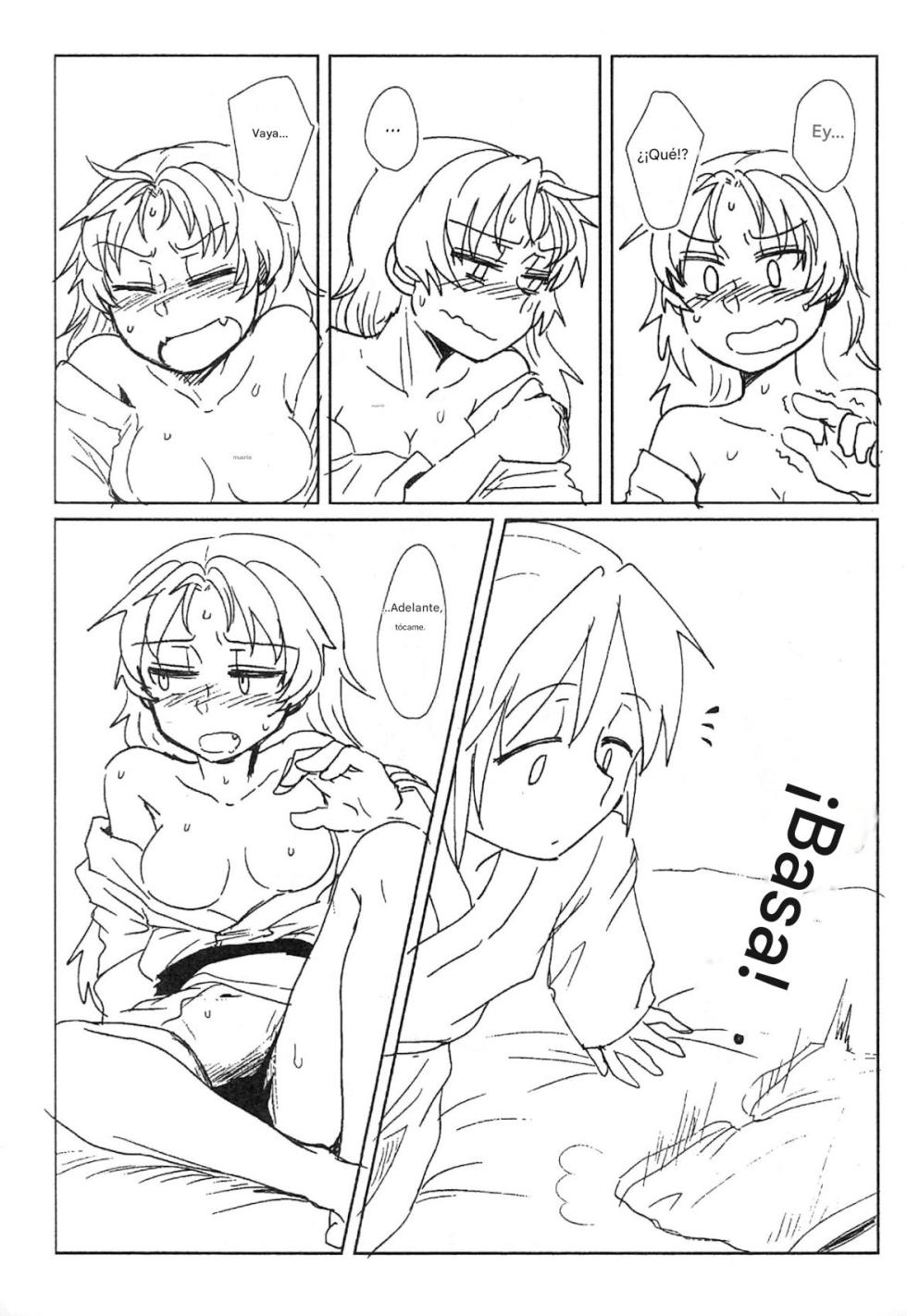 (Mou Nanimo Kowakunai 26) [Butazuraya Seinikuten (Mikan no Kawa Houchikai no Shinsei)] Sawaranai Kaname-san VS Sakura-san | "No te tocaré" Kaname-san VS Sakura-san (Puella Magi Madoka Magica) [Spanish] [CristoferDeLosAndes] - Page 8