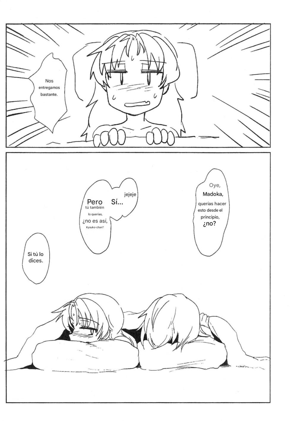 (Mou Nanimo Kowakunai 26) [Butazuraya Seinikuten (Mikan no Kawa Houchikai no Shinsei)] Sawaranai Kaname-san VS Sakura-san | "No te tocaré" Kaname-san VS Sakura-san (Puella Magi Madoka Magica) [Spanish] [CristoferDeLosAndes] - Page 11