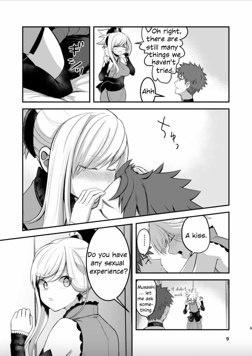 (C102) [Danbara dining hall (Nekohara Rurika)] Musashi-chan to Sex Shinaito Derenai Heya - A room you can't get out of unless you and Musashih avea se***. (Fate/Grand Order) [English] - Page 8