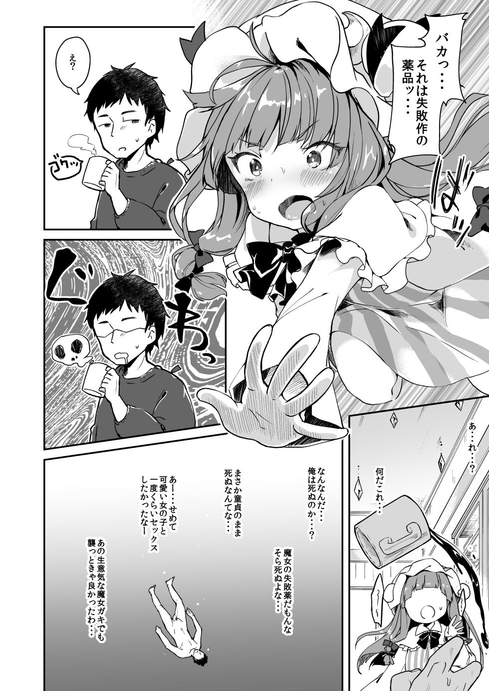 [Kedama Gyuunyuu (Tamano Kedama)] Karakuchi Patchouli-sama + Omake Hon (Touhou Project) [Digital] - Page 5