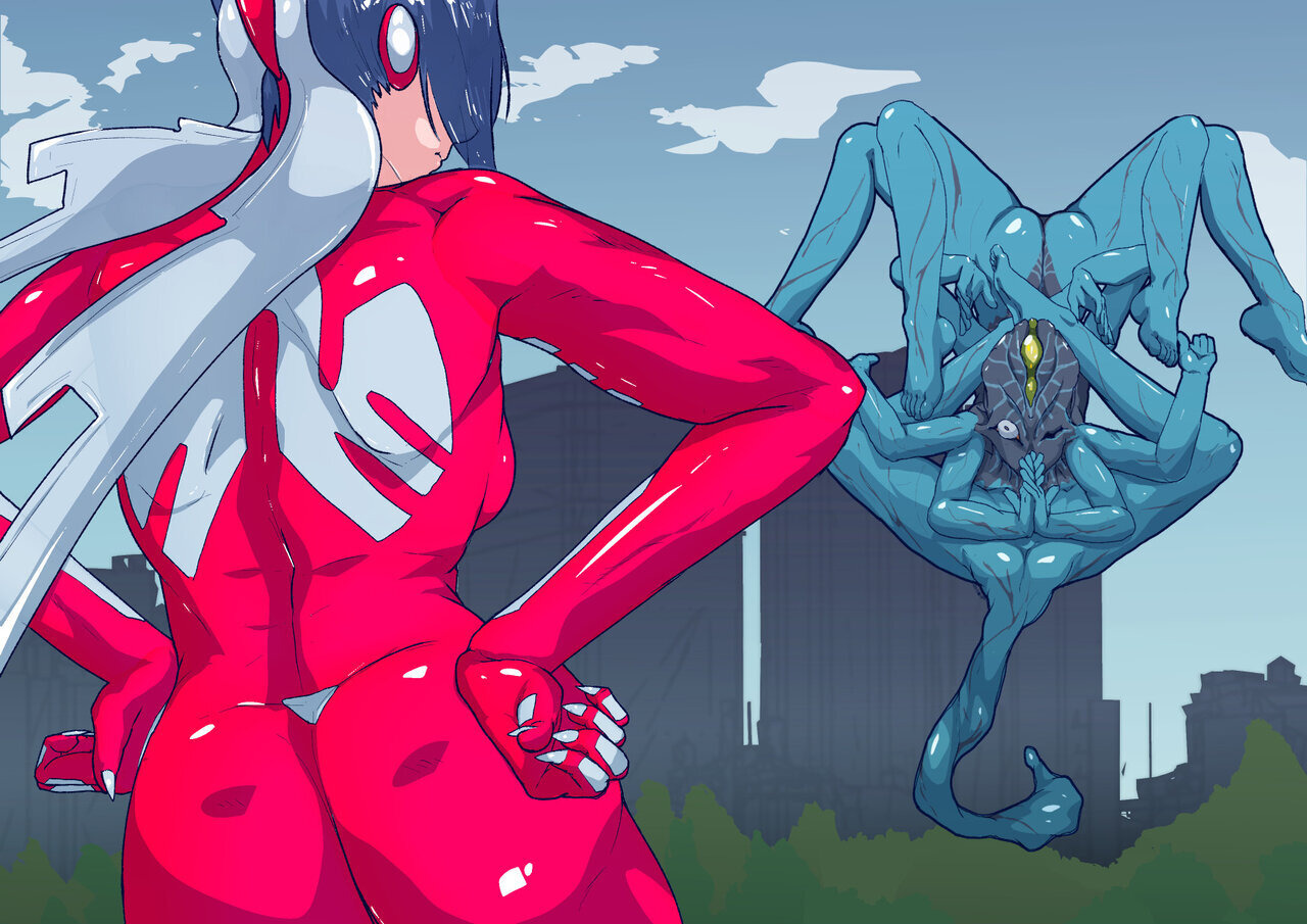 [Noname Rozetta (ArkRozetta)] Atoraruksu Reiza~ Shin Hiroin VS Mesu Kaijū~ Kūru Kyodai Reddo Hiroin Kuyūruku-teki Haiboku! Mesu Kaijū ni Nugarare Kōsoku sa rete Muyō de Etchi na Shūtai o Sarashi Haiboku suru… Ōkina Onēsan Dai Pinchi! - Page 13