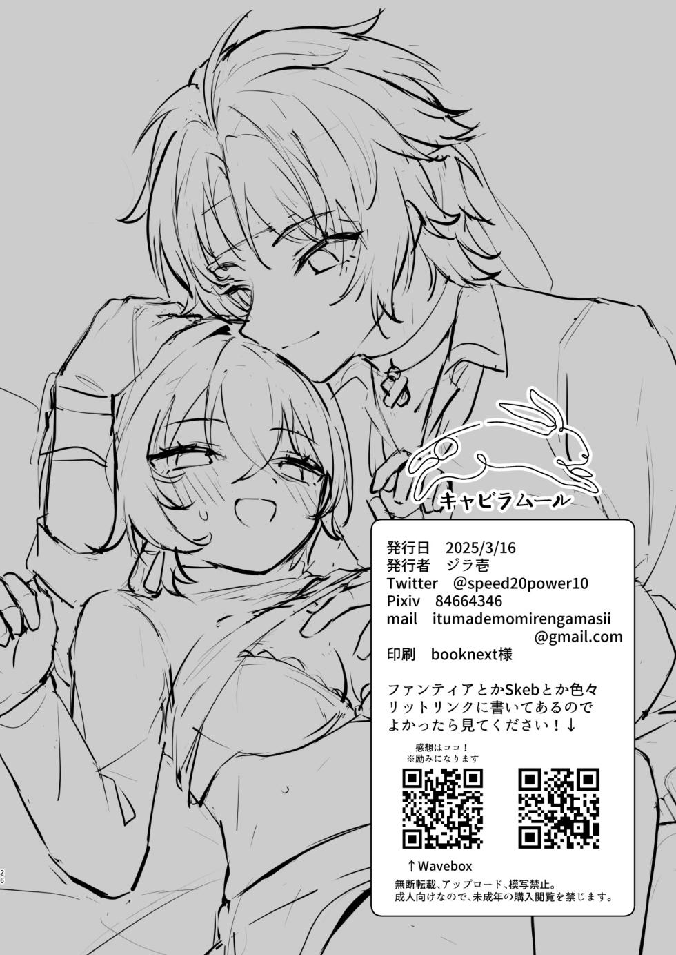 (GROUND ZERO HARU2025) [Kyabiramuuru (Jiraichi)] Haru-Rin Nakayoshi (Zenless Zone Zero) - Page 23