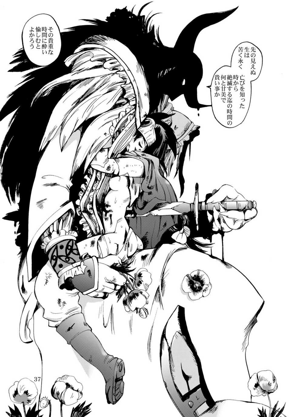 (C79) [Coppo-Otome (Nagao Yamahiko)] Densetsu wa Shikabaneryuu to Tomoni - Legend with SkullDragon (Dragon Quest III) - Page 37