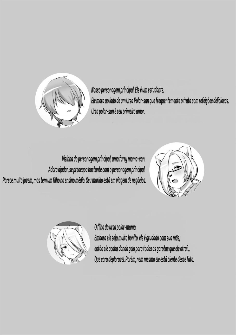 [Sakuragi Yomi (Sakuragi Yomi)] Otonari no Ookina Kuma-san | A grande vizinha ursa [Portuguese-BR] [Digital] - Page 3