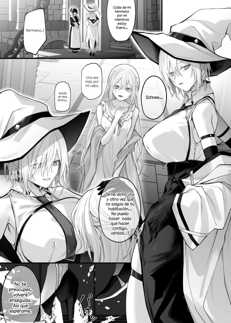 [Niikyuu (Luku)] Juketsu no Majo Alexia wa Mou Otoko ni Modorenai | Alexia, la Bruja de la Sangre Maldita, ya no Puede Volver a ser Hombre [Spanish] [Un wey sin que hacer] - Page 2