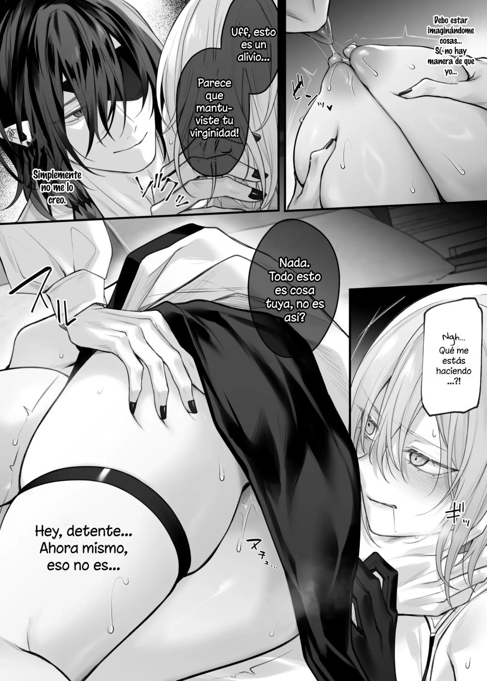 [Niikyuu (Luku)] Juketsu no Majo Alexia wa Mou Otoko ni Modorenai | Alexia, la Bruja de la Sangre Maldita, ya no Puede Volver a ser Hombre [Spanish] [Un wey sin que hacer] - Page 12