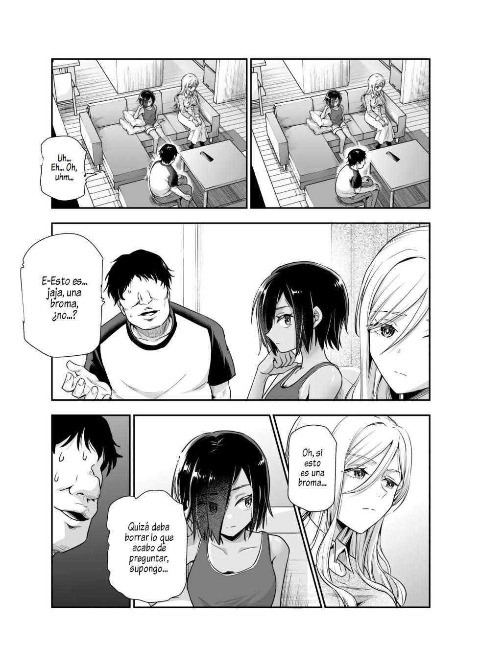 [Nyuu Koubou (Kamenashi)] Totsuzen Gishi to Gimai ga Dekite Shimatta Ken EX | De Repente Gané dos Hermanastras EX ~Mi Vida Después de que me Atraparon Masturbándome~ [Spanish] [Al Chile no Sé Scan] - Page 5