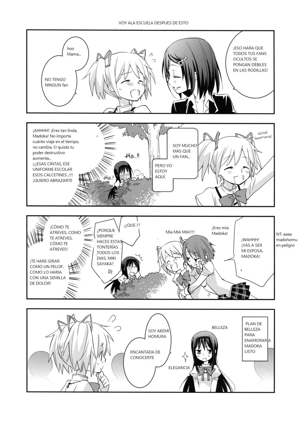 (C81) [Hitomaron (Setouchi Sumako)] Daisuki dayo! 2 | ¡Te amo! 2 (Puella Magi Madoka Magica) [Spanish] [CristoferDeLosAndes] - Page 5