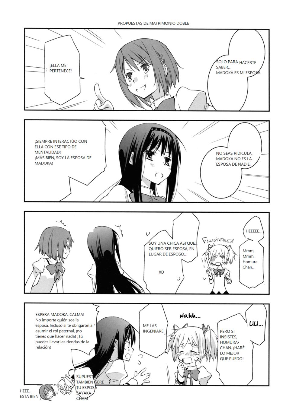 (C81) [Hitomaron (Setouchi Sumako)] Daisuki dayo! 2 | ¡Te amo! 2 (Puella Magi Madoka Magica) [Spanish] [CristoferDeLosAndes] - Page 6